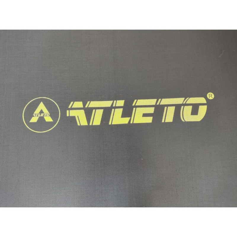 Батут Atleto Black 252 см с сеткой и лестницей