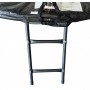 Батут Atleto Black 252 см з сіткою та драбинкою