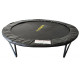 Батут Atleto Black 252 см с сеткой и лестницей