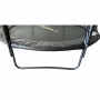 Батут Atleto Black 252 см з сіткою та драбинкою