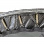 Батут Atleto Black 252 см з сіткою та драбинкою