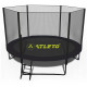 Батут Atleto Black 312 см с сеткой и лестницей