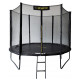 Батут Atleto Black 312 см с сеткой и лестницей