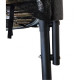 Батут Atleto Black 312 см с сеткой и лестницей