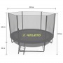 Батут Atleto Black 312 см з сіткою та драбинкою