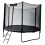 Батут Atleto Black 312 см з сіткою та драбинкою