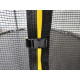 Батут Atleto Black 312 см с сеткой и лестницей