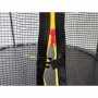 Батут Atleto Black 312 см з сіткою та драбинкою