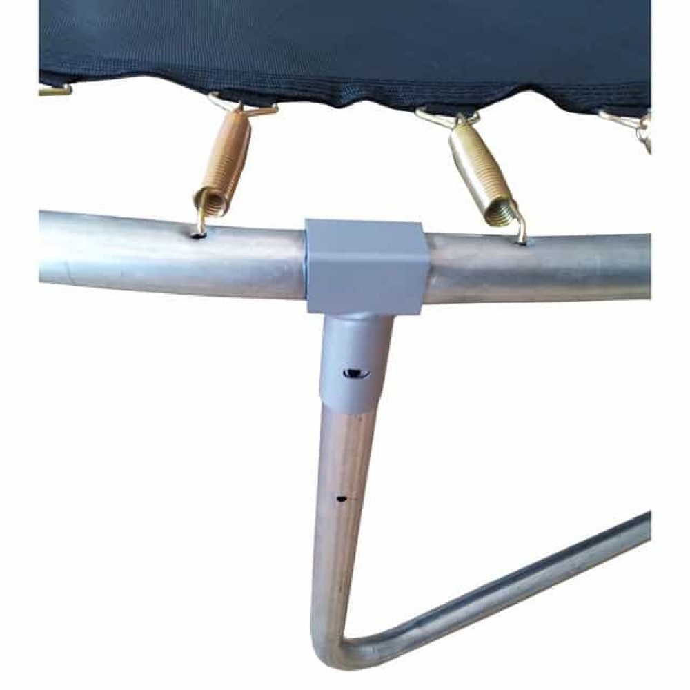 Батут Atleto Multikolor 183 см с внутренней сеткой и лестницей