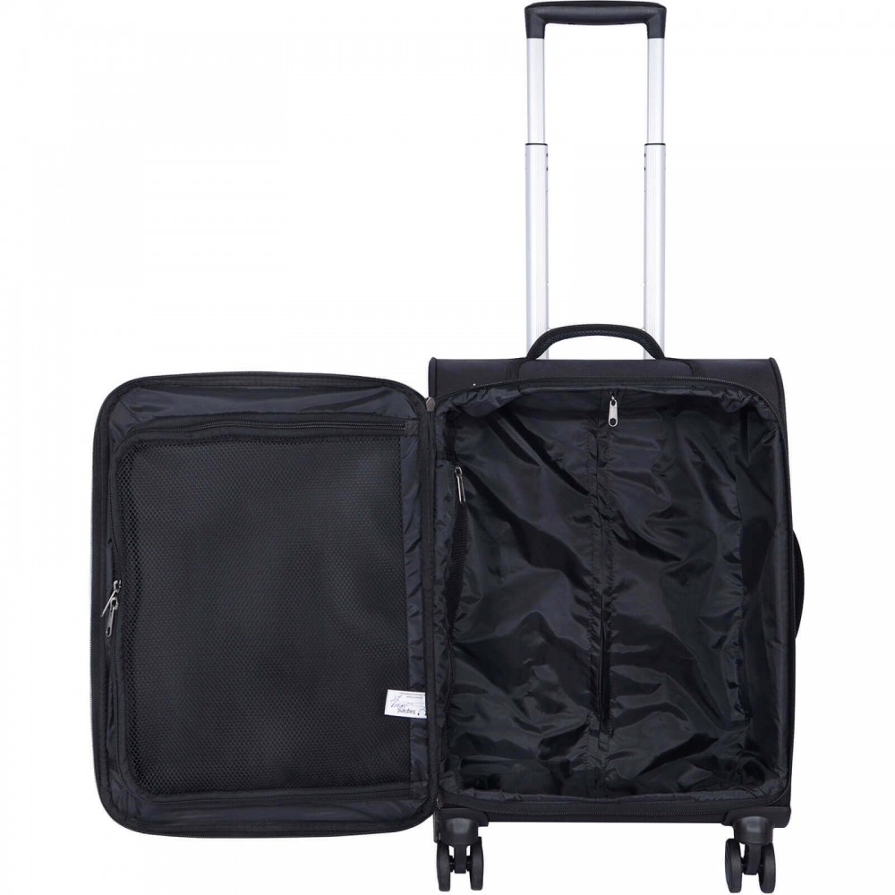 Валіза Bagland Марсель 36 л. чорна (003796619)