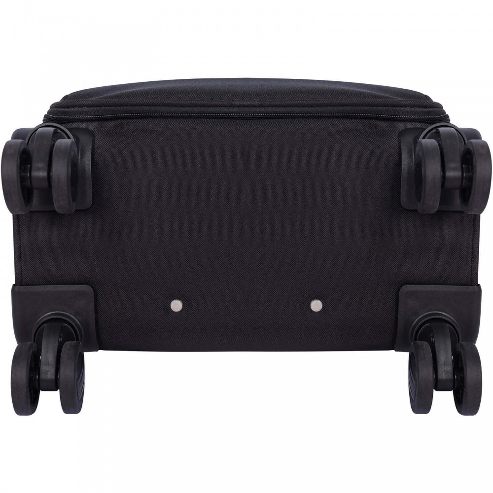 Валіза Bagland Марсель 36 л. чорна (003796619)