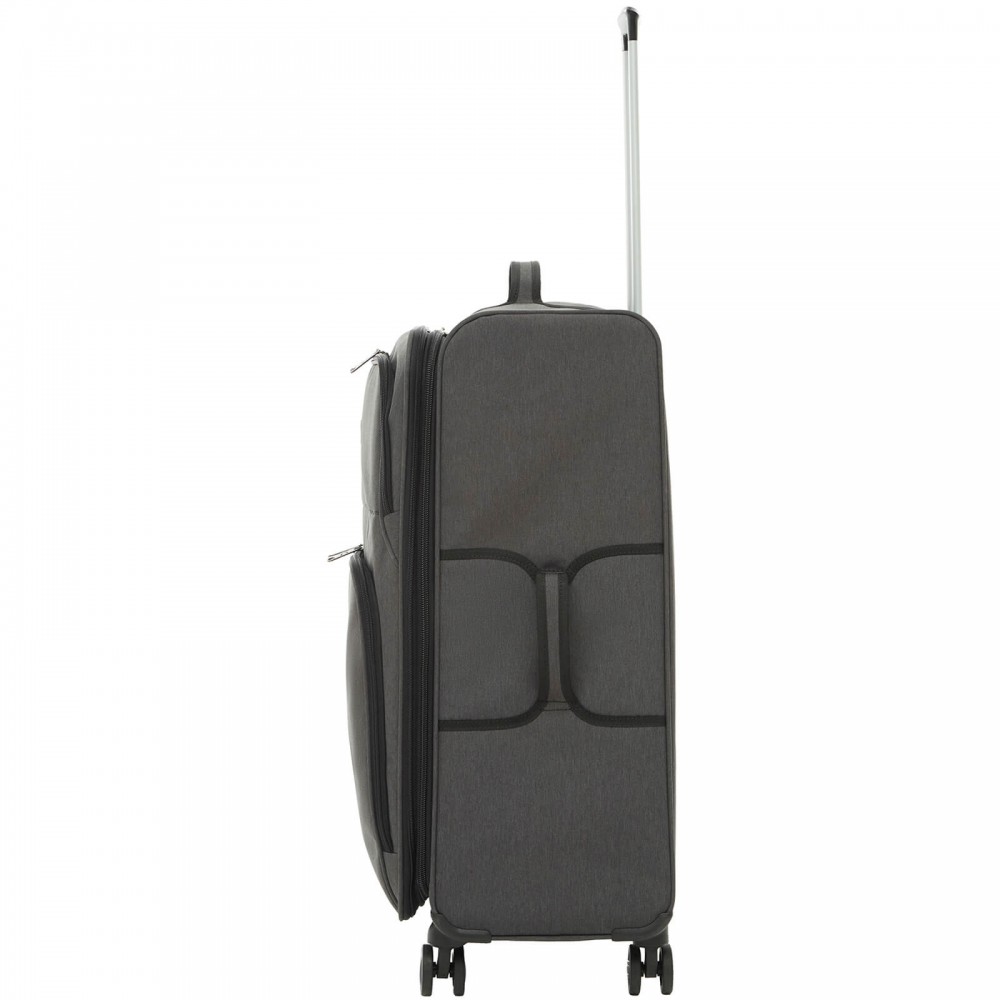 Валіза Bagland Валенсія 83 л. сіра (003796927)