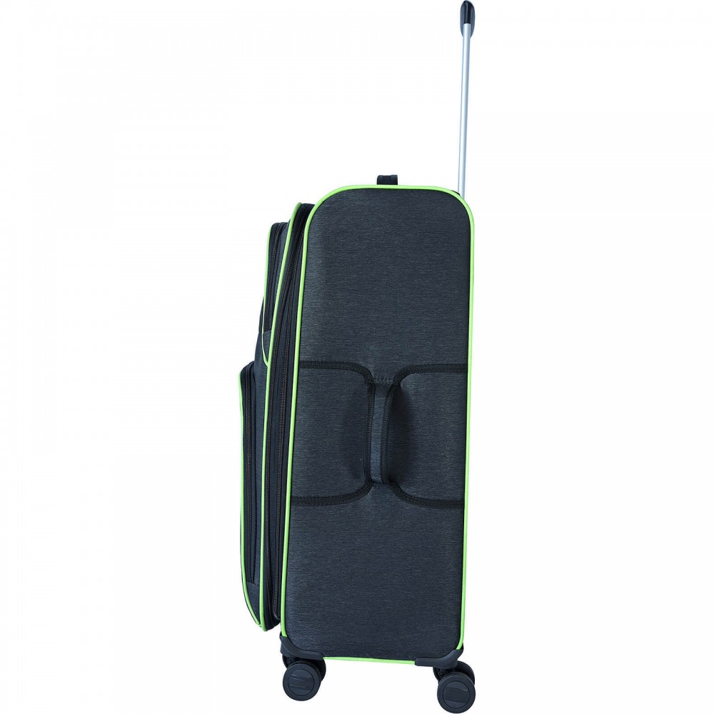 Валіза Bagland Валенсія 83 л. чорна 1300 (003796927)