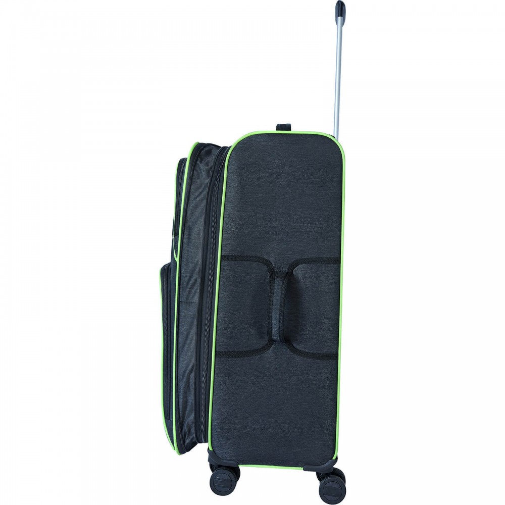 Валіза Bagland Валенсія 83 л. чорна 1300 (003796927)