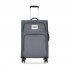Валіза Bagland Валенсія 63 л. сіра (003796624)