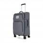 Валіза Bagland Валенсія 63 л. сіра (003796624)