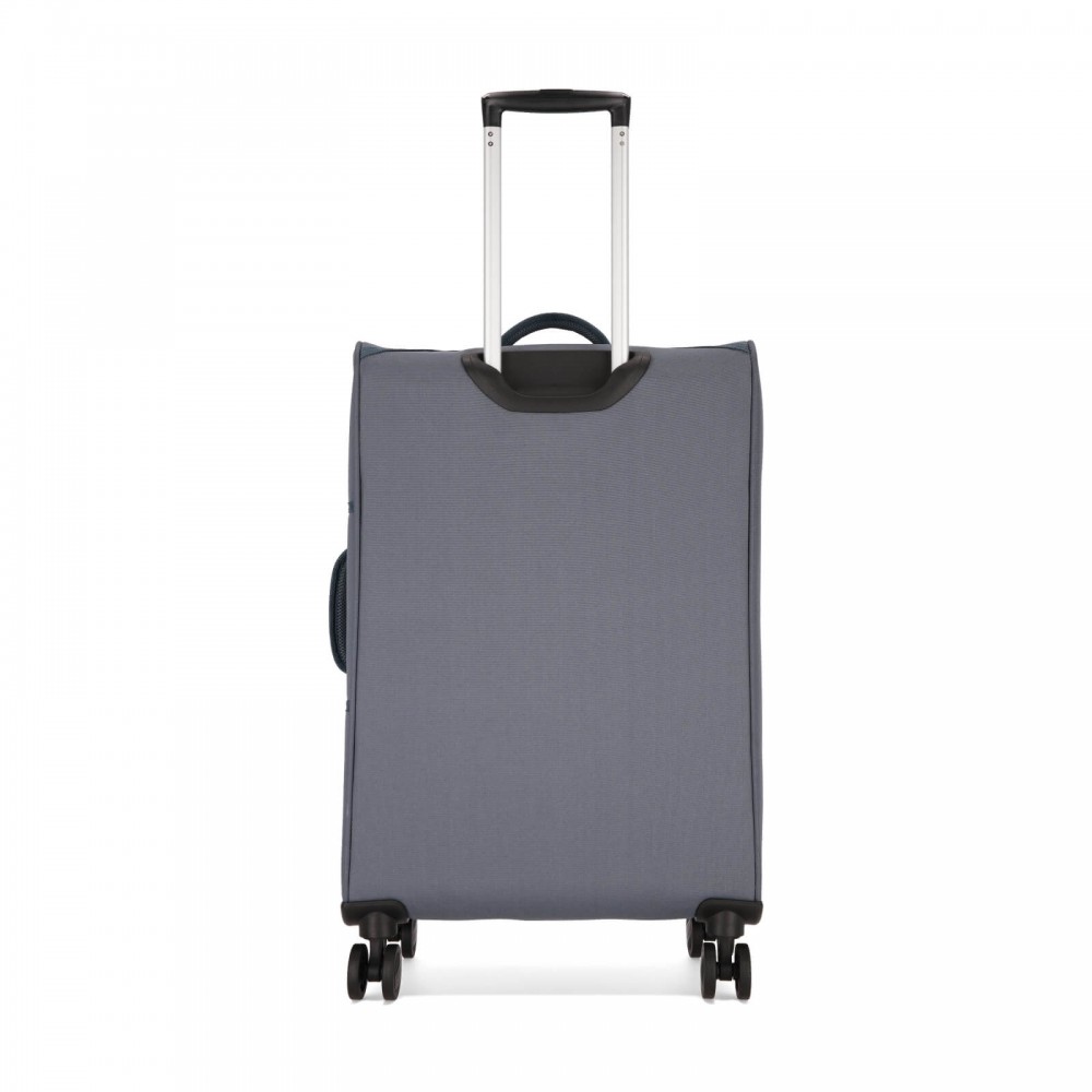 Валіза Bagland Валенсія 63 л. сіра (003796624)