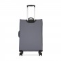 Валіза Bagland Валенсія 63 л. сіра (003796624)