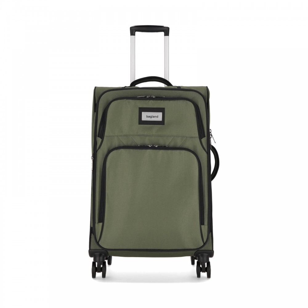 Валіза Bagland Валенсія 63 л. хакі (003796624)