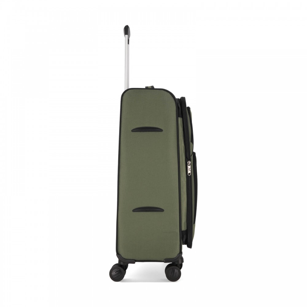 Валіза Bagland Валенсія 63 л. хакі (003796624)