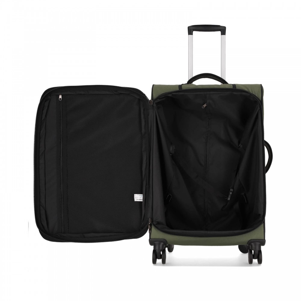 Валіза Bagland Валенсія 63 л. хакі (003796624)