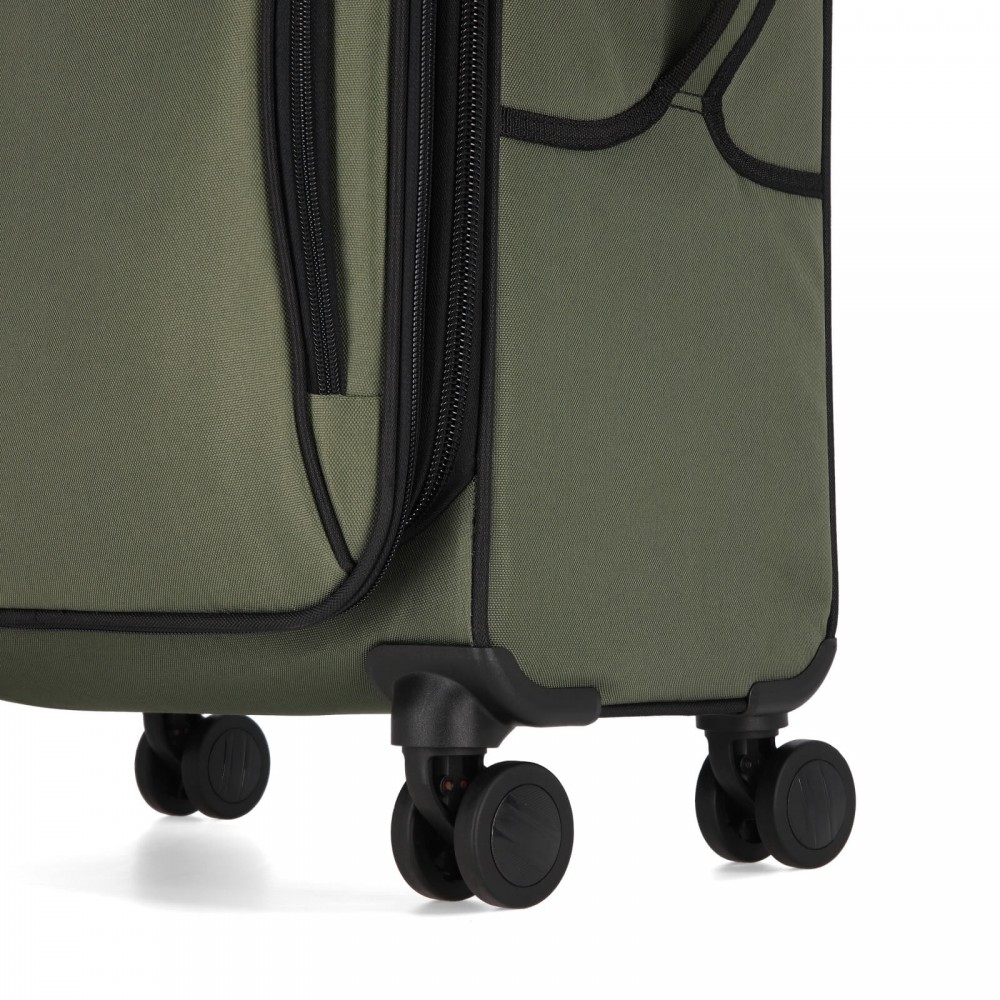 Валіза Bagland Валенсія 63 л. хакі (003796624)