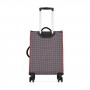 Чемодан Bagland Марсель 36 л. Клетка, сублимация 1339 (0037969194)
