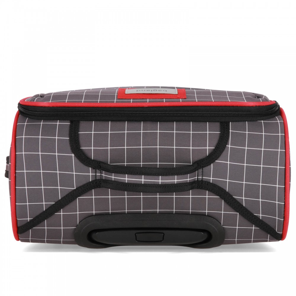 Чемодан Bagland Марсель 36 л. Клетка, сублимация 1339 (0037969194)