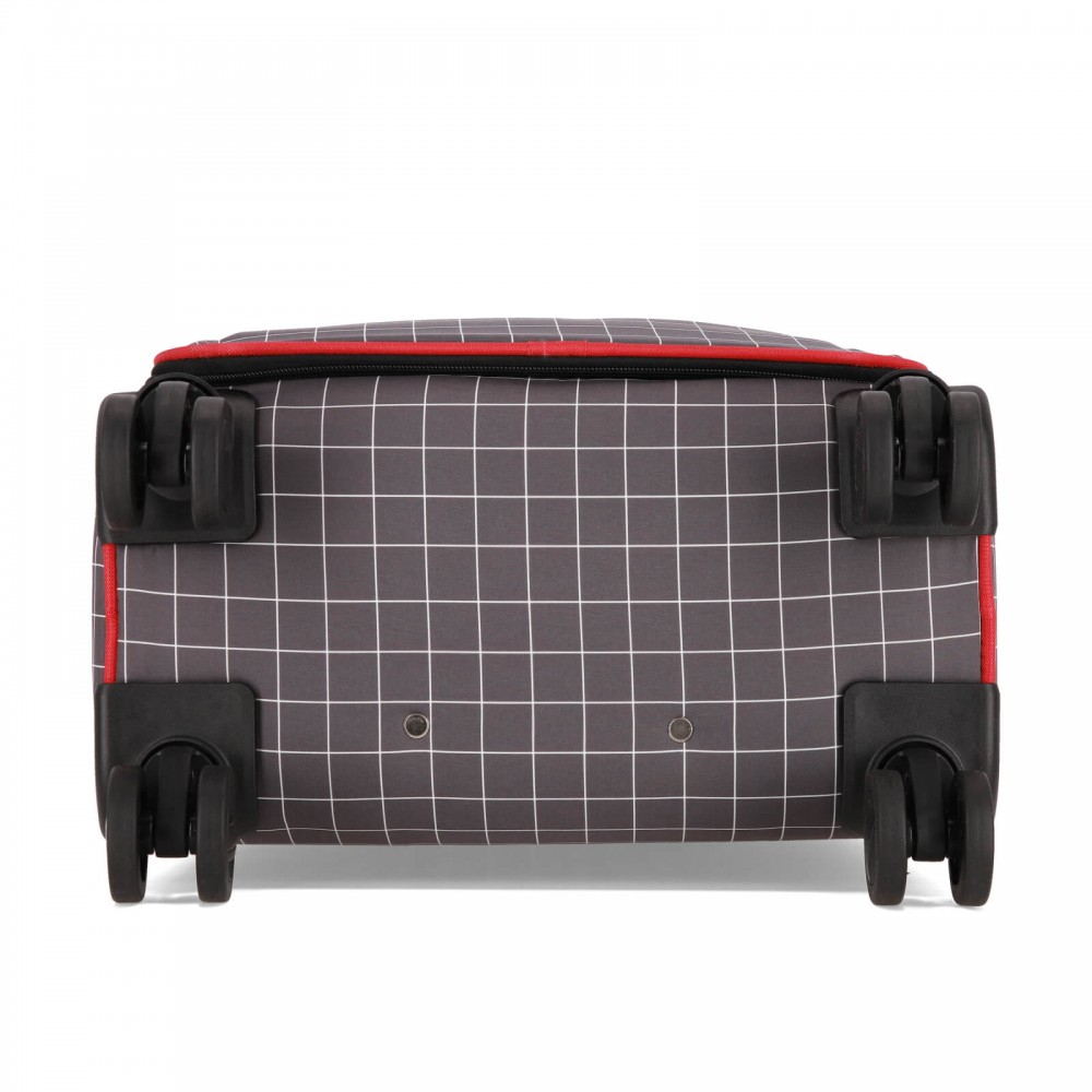 Чемодан Bagland Марсель 36 л. Клетка, сублимация 1339 (0037969194)