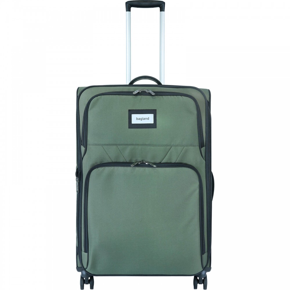 Валіза Bagland Валенсія 83 л. хакі (003796627)
