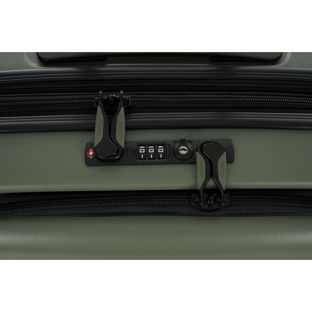 Валіза Bagland Velo 41 л. хакі (00322020)