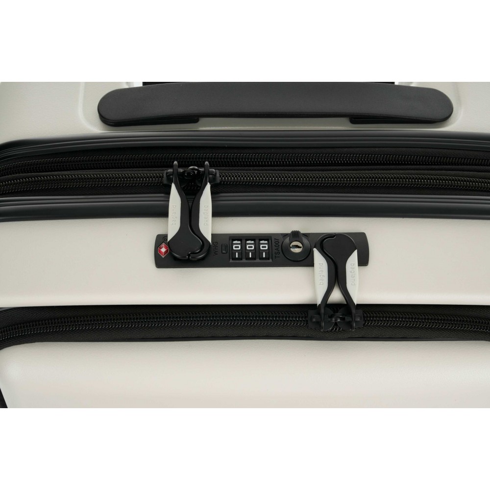 Чемодан Bagland Velo 41 л белый (00322020)