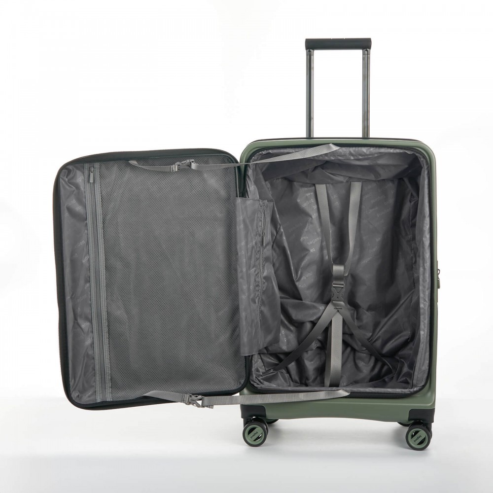 Валіза Bagland Velo 74 л. хакі (00322024)