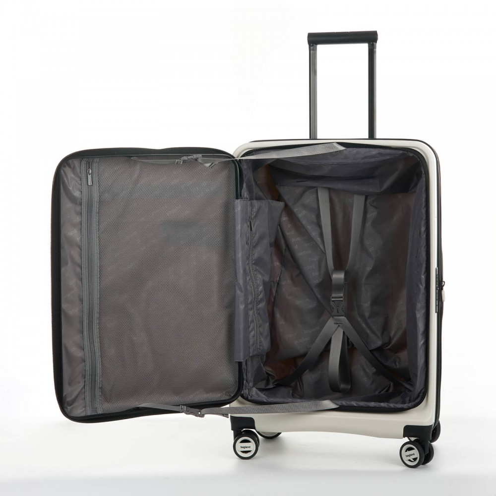 Валіза Bagland Velo 74 л. біла (00322024)