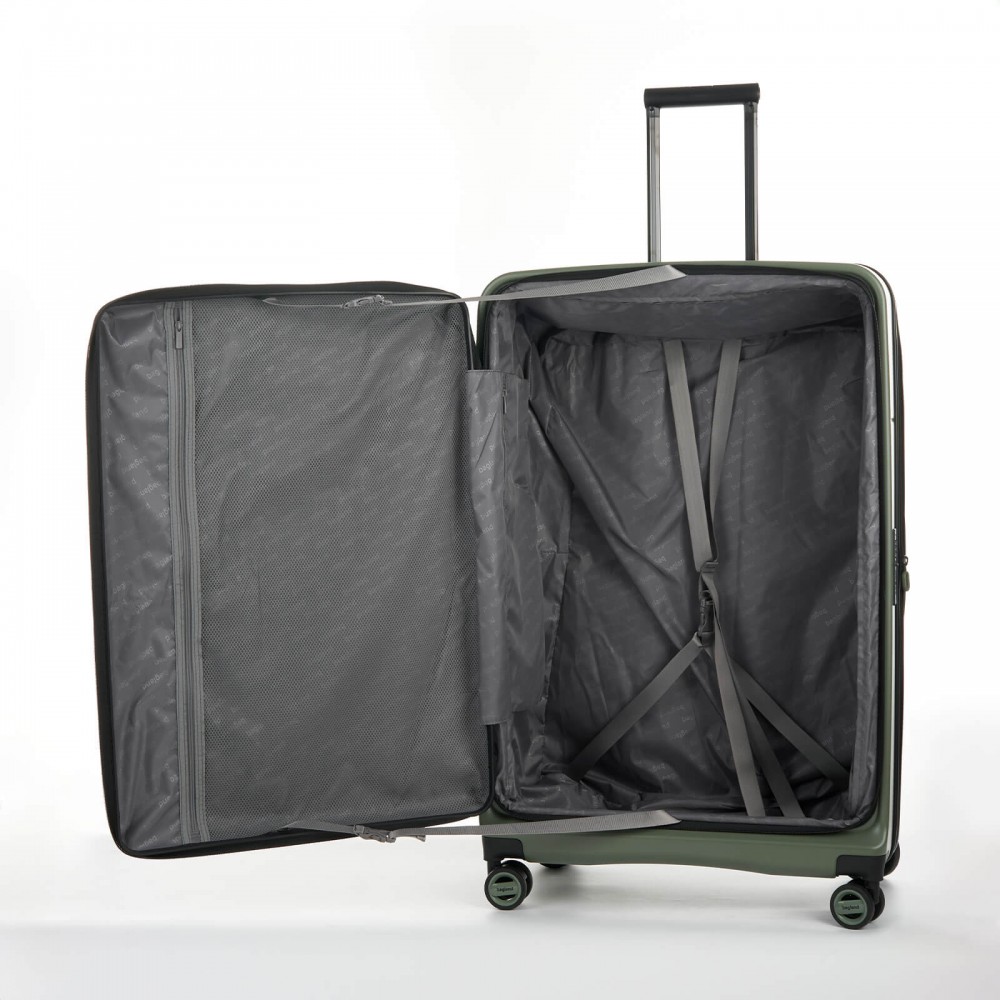 Валіза Bagland Velo 106 л. хакі (00322028)