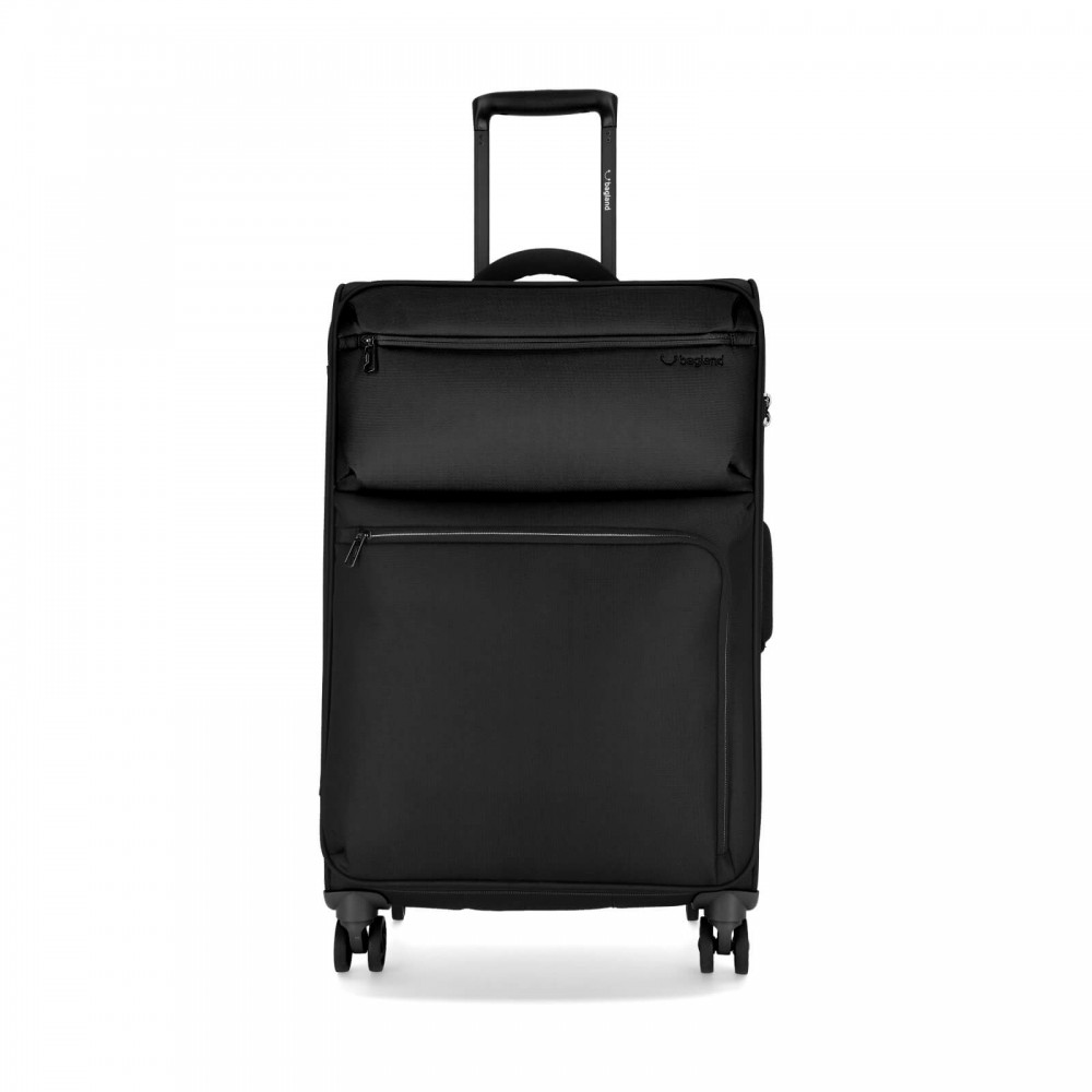 Чемодан Bagland Stella 57 л черный (00442024)