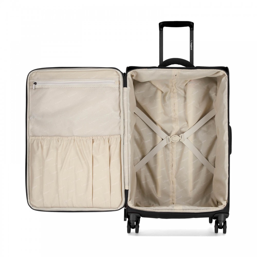 Чемодан Bagland Stella 57 л черный (00442024)