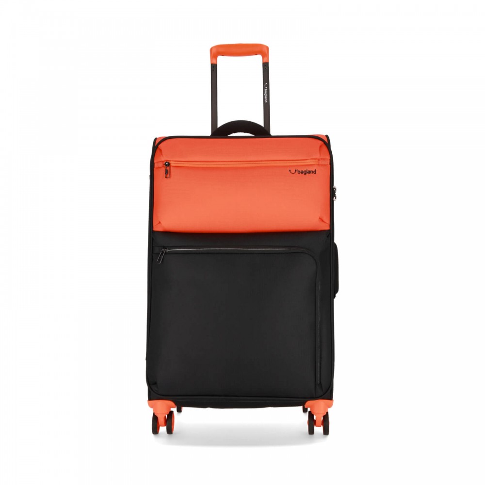 Чемодан Bagland Stella 77 л оранжевый (00442028)