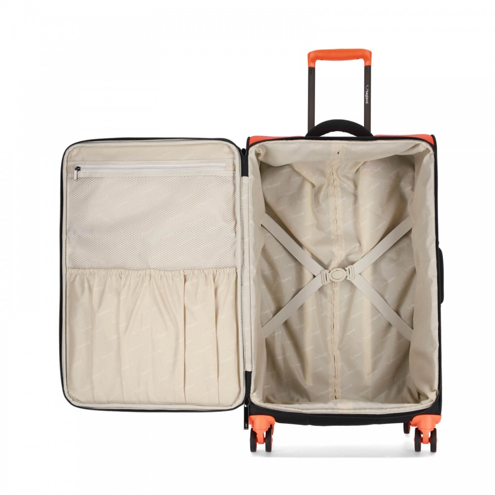 Чемодан Bagland Stella 77 л оранжевый (00442028)