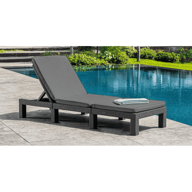 Шезлонг Keter DAYTONA DELUXE Графитовый