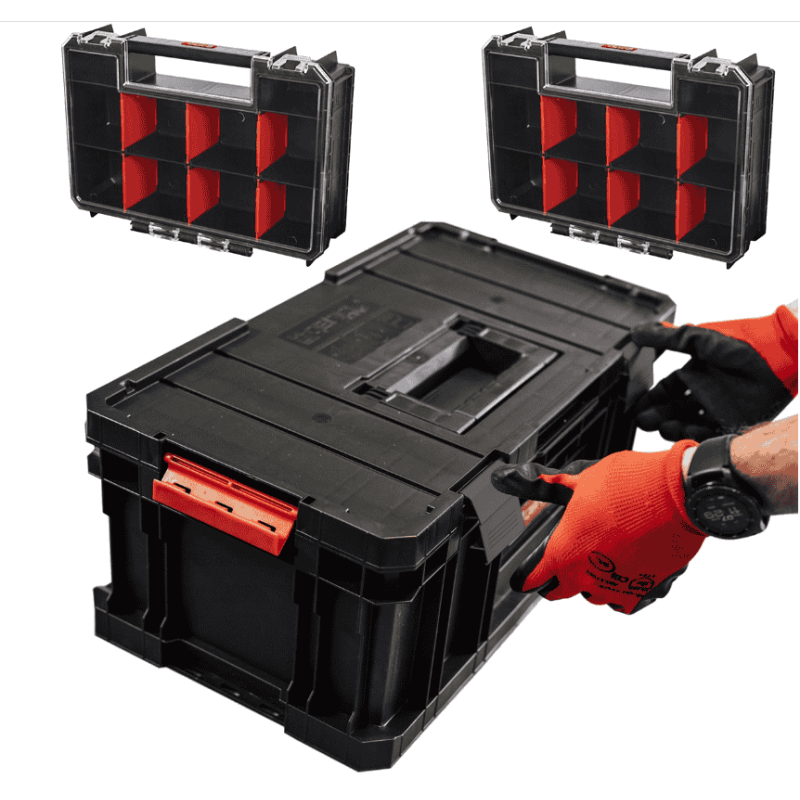 Скринька з 2 органайзерами MULTI Qbrick System TWO TOOLBOX PLUS
