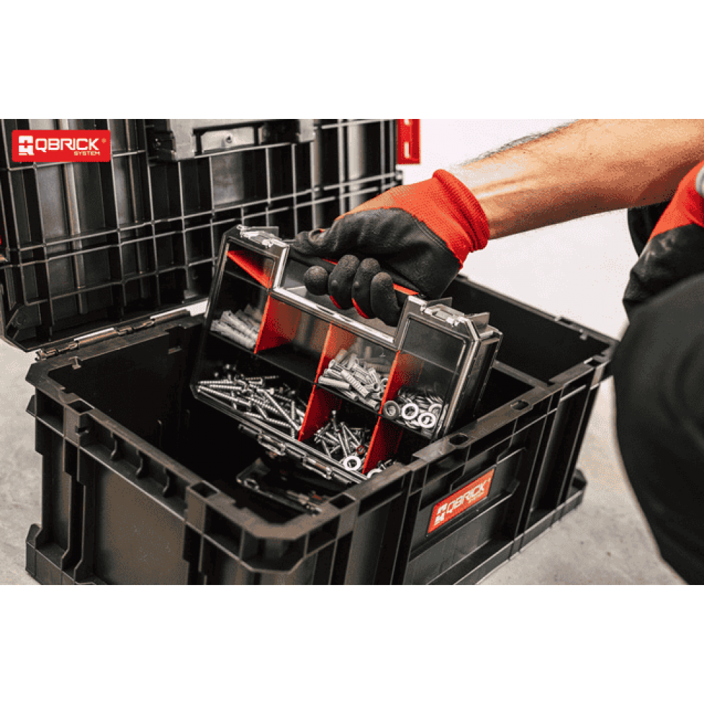 Скринька з 2 органайзерами MULTI Qbrick System TWO TOOLBOX PLUS