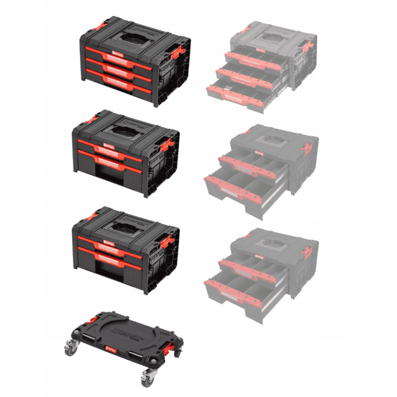 Набір ящиків для інструментів Qbrick System PRO Drawer Workshop Set 1