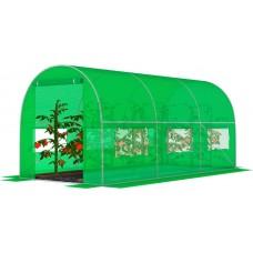 Садова теплиця з вікнами FunFit Garden 9m2 = 450*200*200 (Зелена)