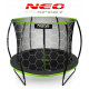 Батут Neo-Sport Premium 252 см Black/Green с сеткой и лестницей