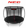 Батут Neo-Sport Premium 252 см Black с сеткой и лестницей