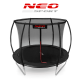 Батут Neo-Sport Premium 252 см Black с сеткой и лестницей