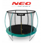 Батут Neo-Sport Premium 312 см Green с сеткой и лестницей