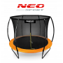 Батут Neo-Sport Premium 312 см Orange с сеткой и лестницей