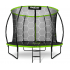 Батут Neo-Sport Premium 312 см Black/Green с сеткой и лестницей
